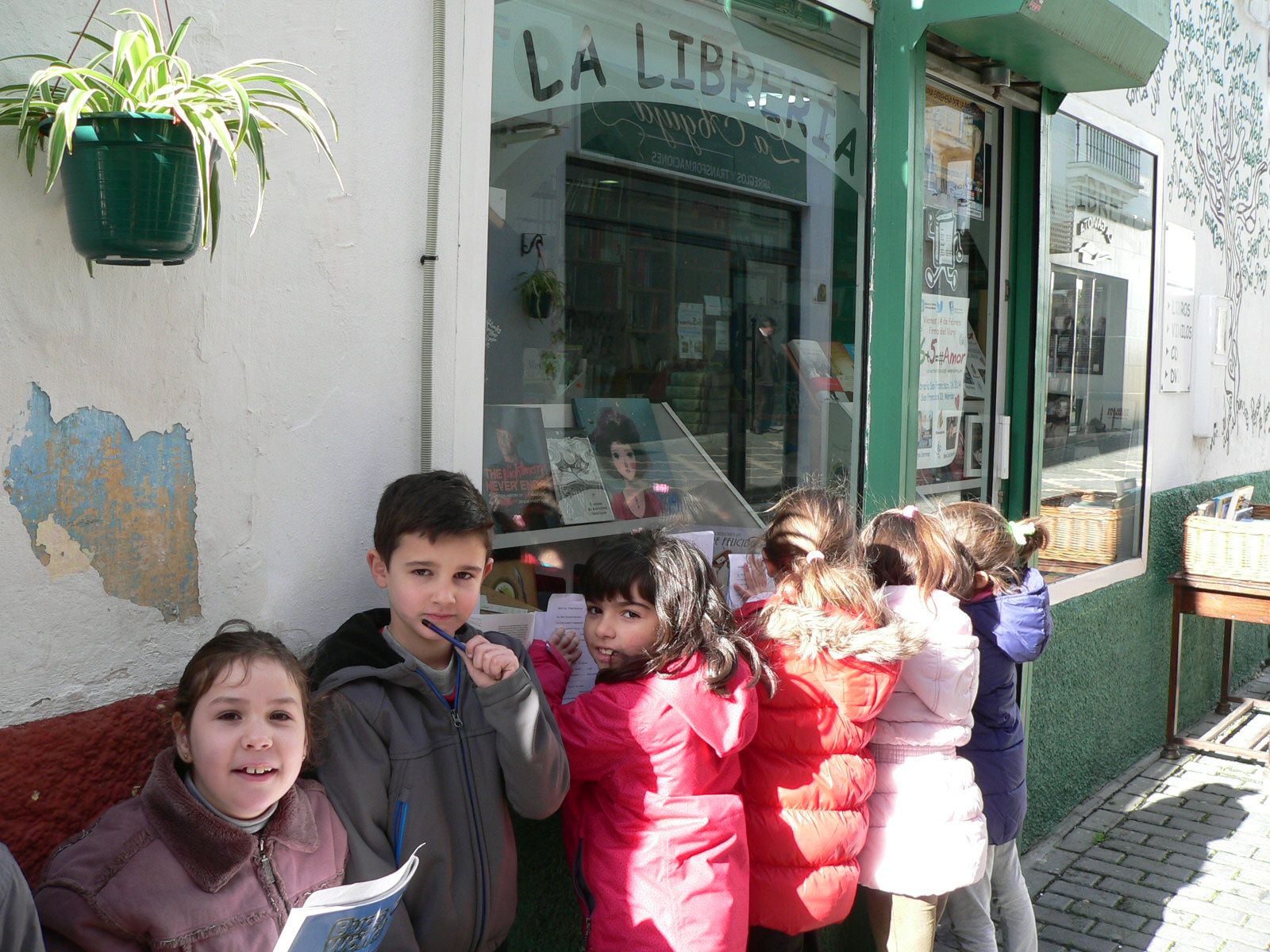 salida a la librería .febrero 2014. 2B 3