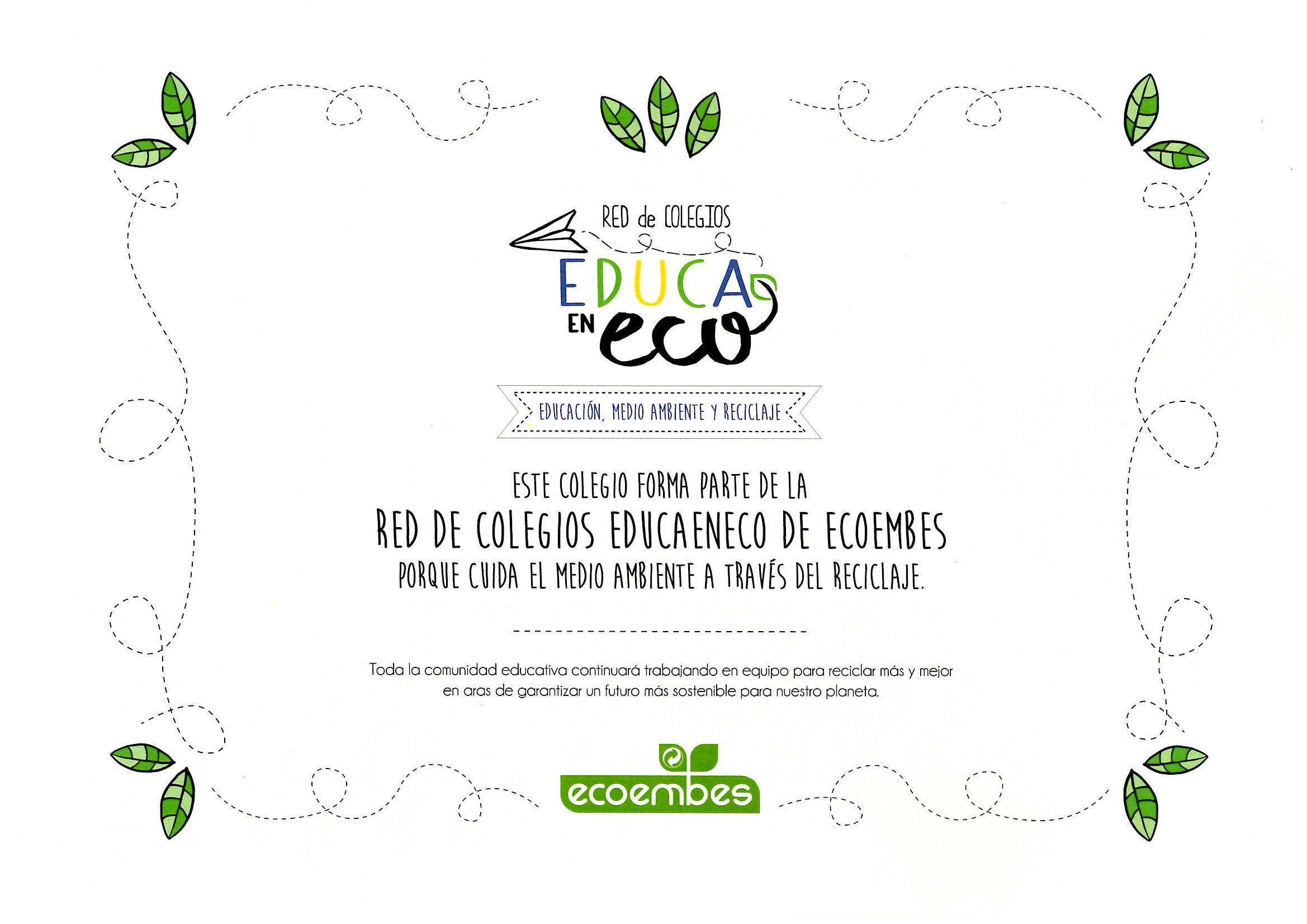 Diploma Red de Colegios Educaeneco
