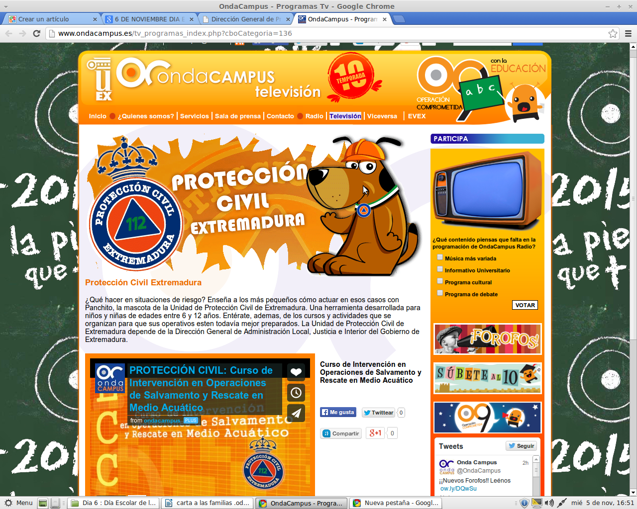 PROTECCIÓN CIVIL