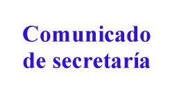 comunicado